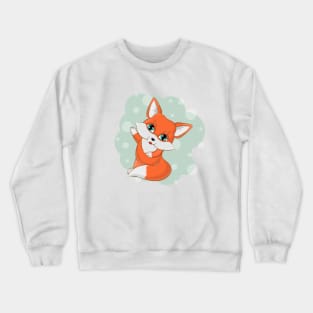 Сute orange fox Crewneck Sweatshirt